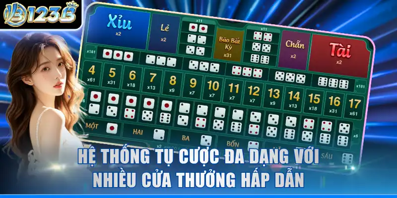 Hệ thống tụ cược đa dạng với nhiều cửa thưởng hấp dẫn