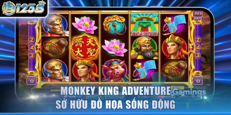 Siêu phẩm Monkey King Adventure sở hữu đồ họa sống động